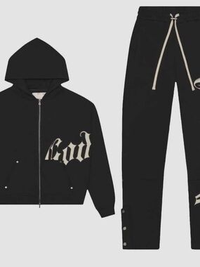 Men’s Godspeed OG Logo V2 Sweatpants Black/Bone